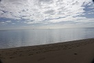 Strandspaziergang am Abend