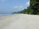 Der unerschlossene Teil von Radhanagar Beach