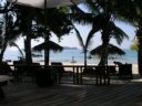 Blick von der Terrasse meines Hotelzimmers