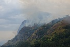 Berge in Flammen