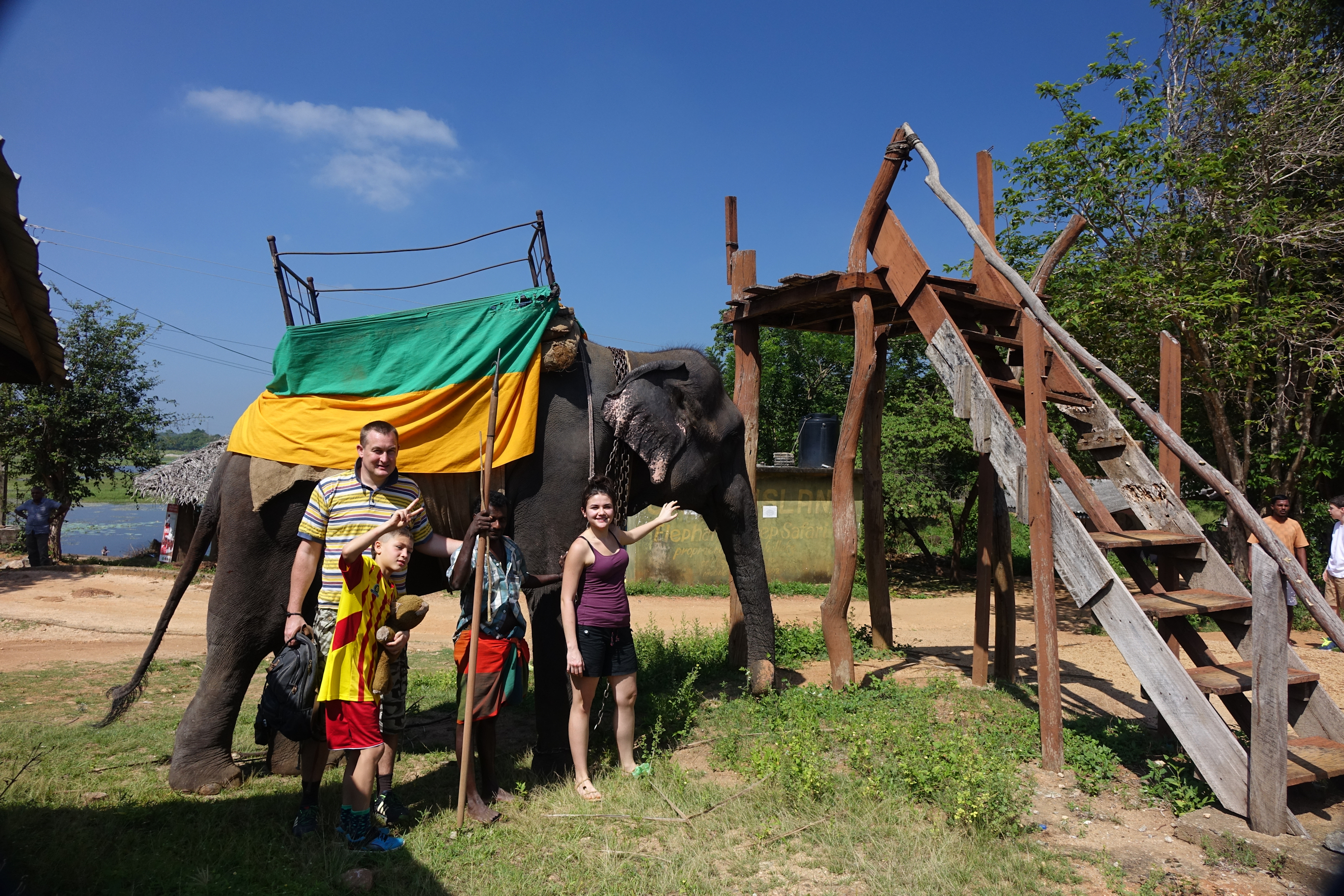 Elefantenritt bei Habarana