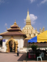 Die That Louang-Stupa in Vientiane
